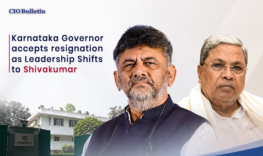  Karnataka Governor accepts resignation | CIO Bulletin  